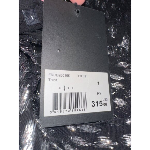 The Kooples Black & Silver Leopard-Print Cold-Shoulder Mini Dress & Buckle Belt - Picture 10 of 10